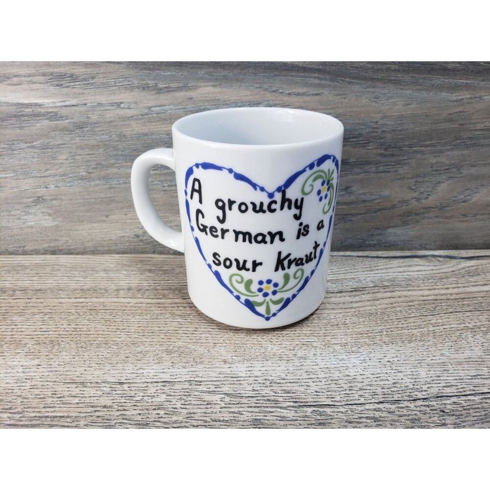 Grouchy German is a Sour Kraut Coffee Mug